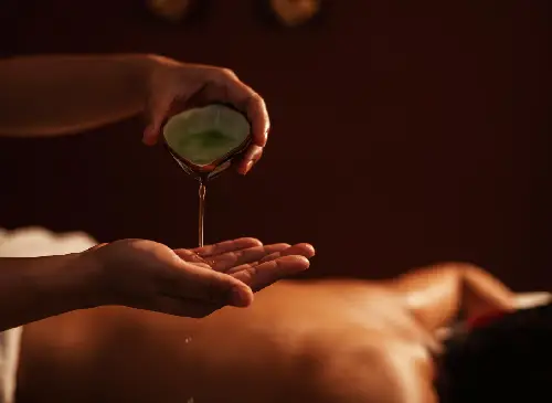 Baby massage and bath corner